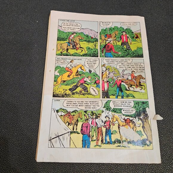 ROY ROGERS TRIGGER #16 DELL COMIC BOOK FROM MARCH - MAY, 1955 - Picture 9 of 10